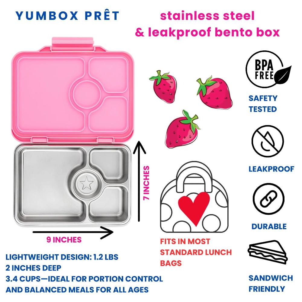 Pret Stainless Steel Lunchbox - Versailles Pink