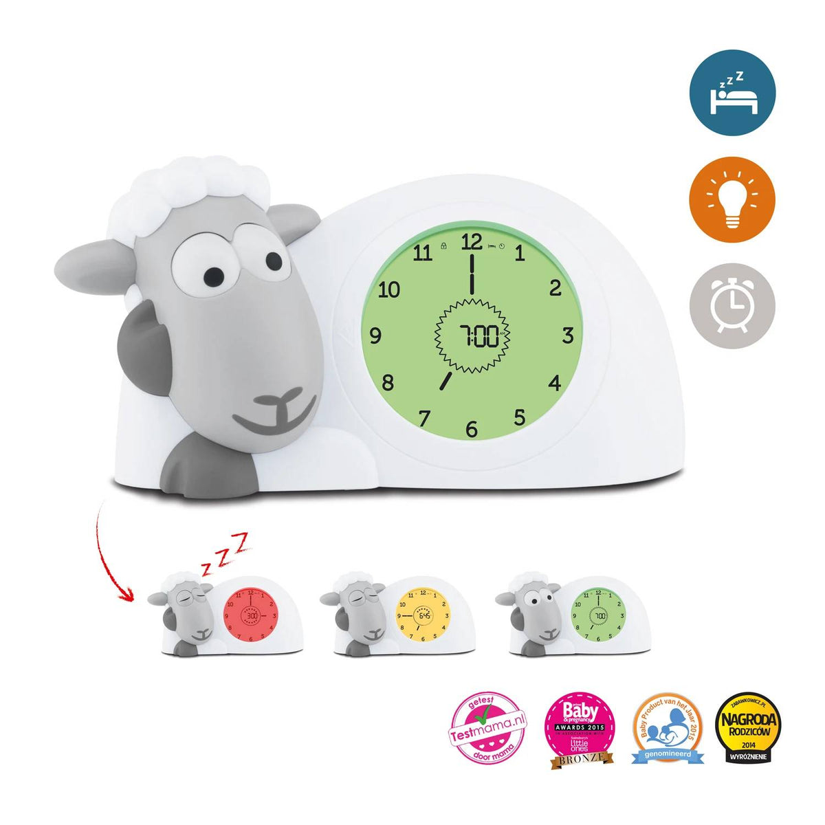Sam the Lamb Sleep Trainer - Grey