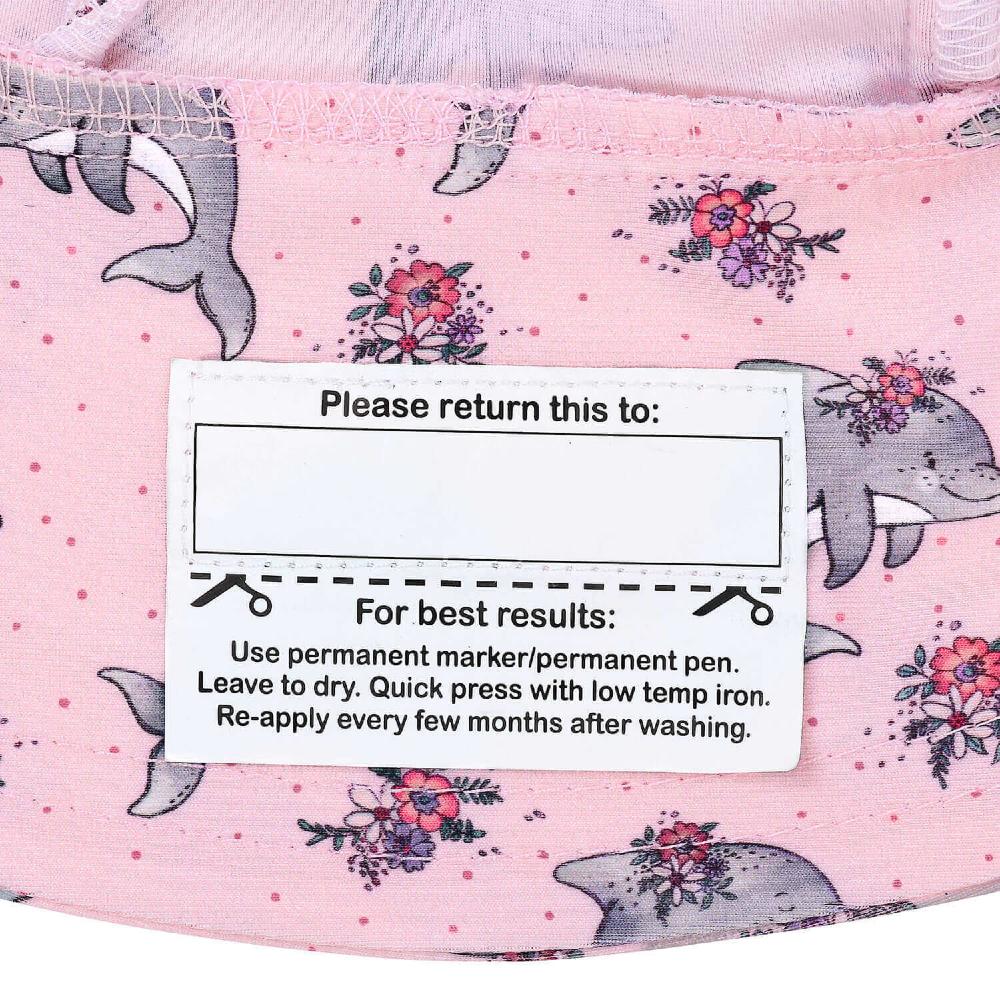 Swim Ponytail Bucket Sun Hat - Dolphin