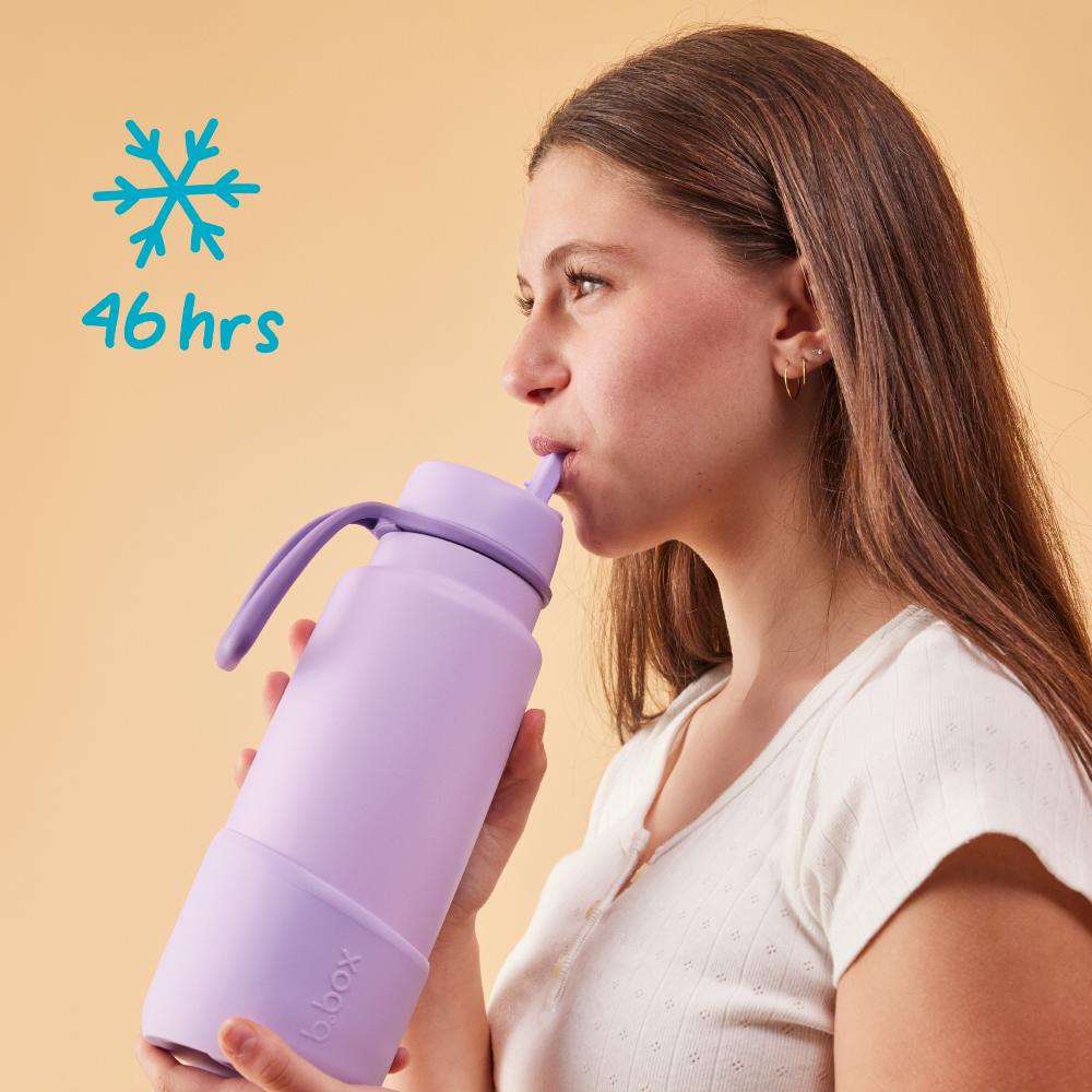 Insulated Flip Top Drink Bottle - Lime Time