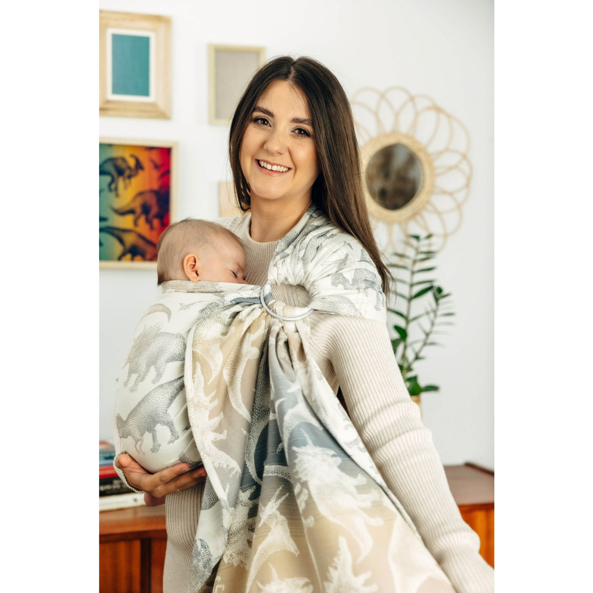 Ring Sling - Jacquard - Jurassic Park Ice Desert