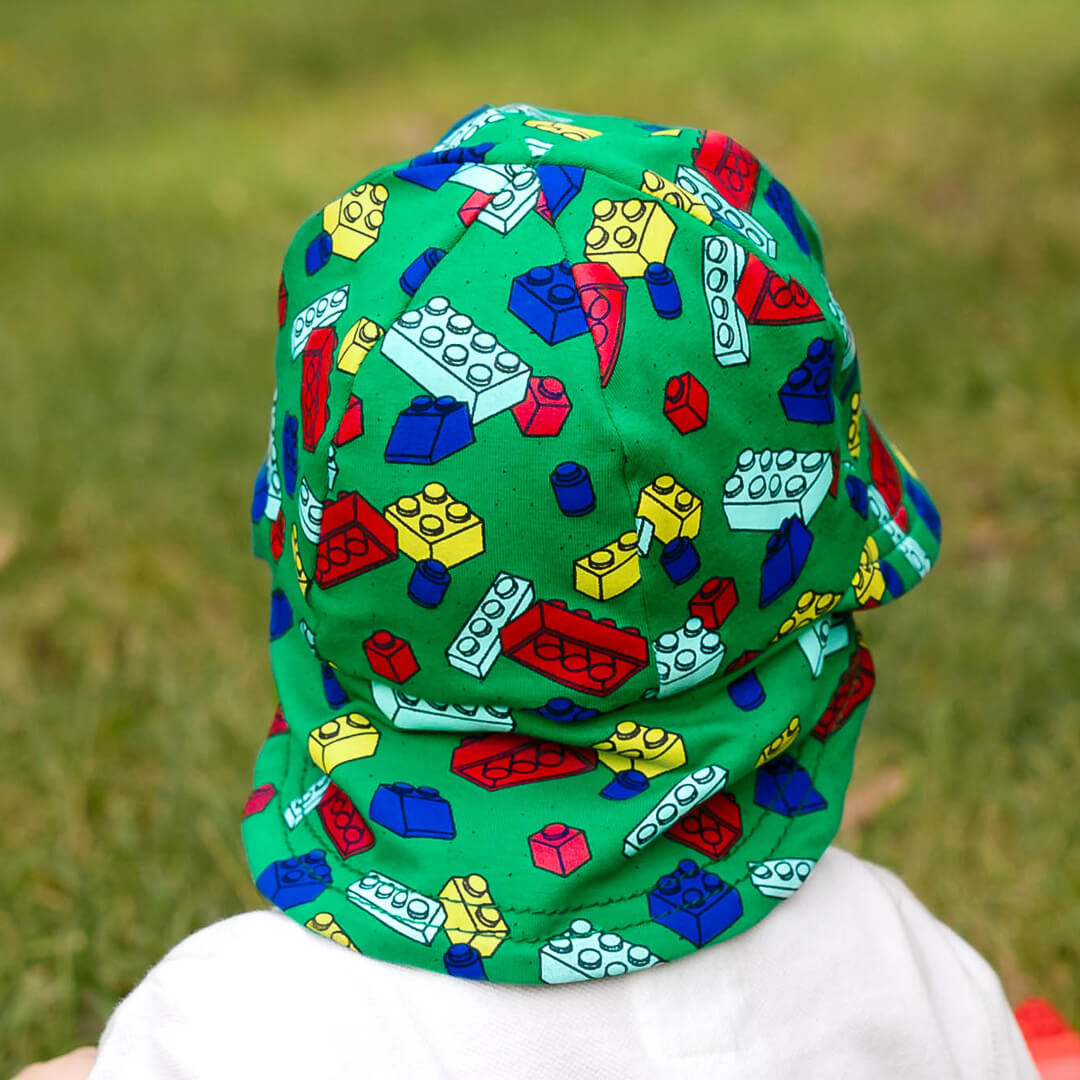 Legionnaire Flap Sun Hat - Blocks