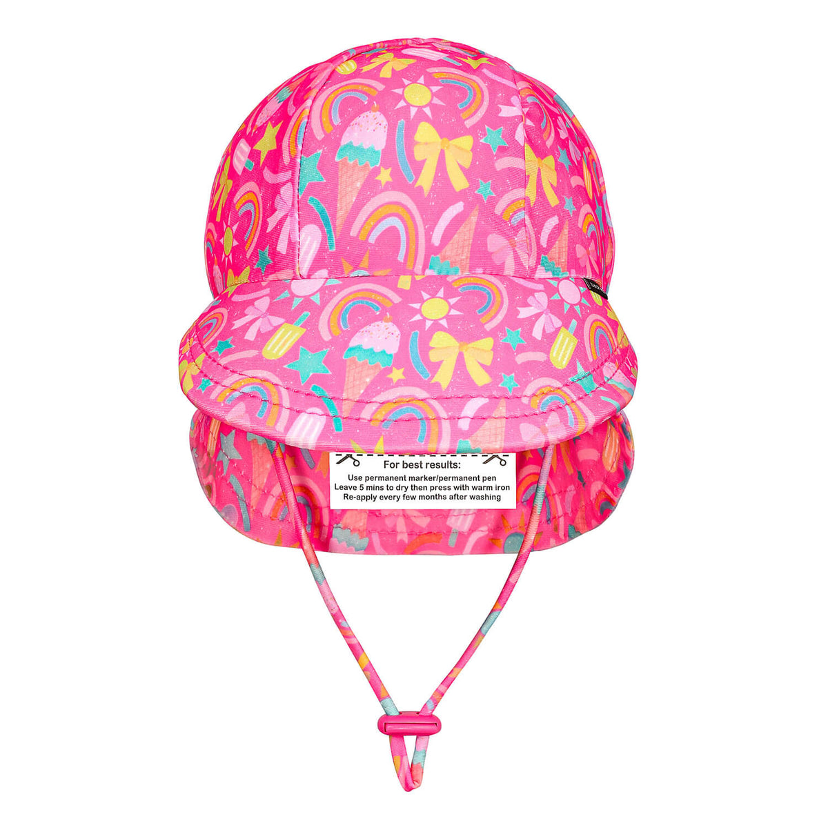 Swim Legionnaire Sun Hat - Summertime on a white background