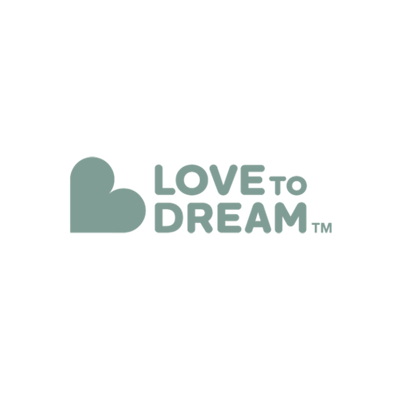 Love to Dream logo on a clear background