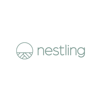 Nestling brand logo on a clear background