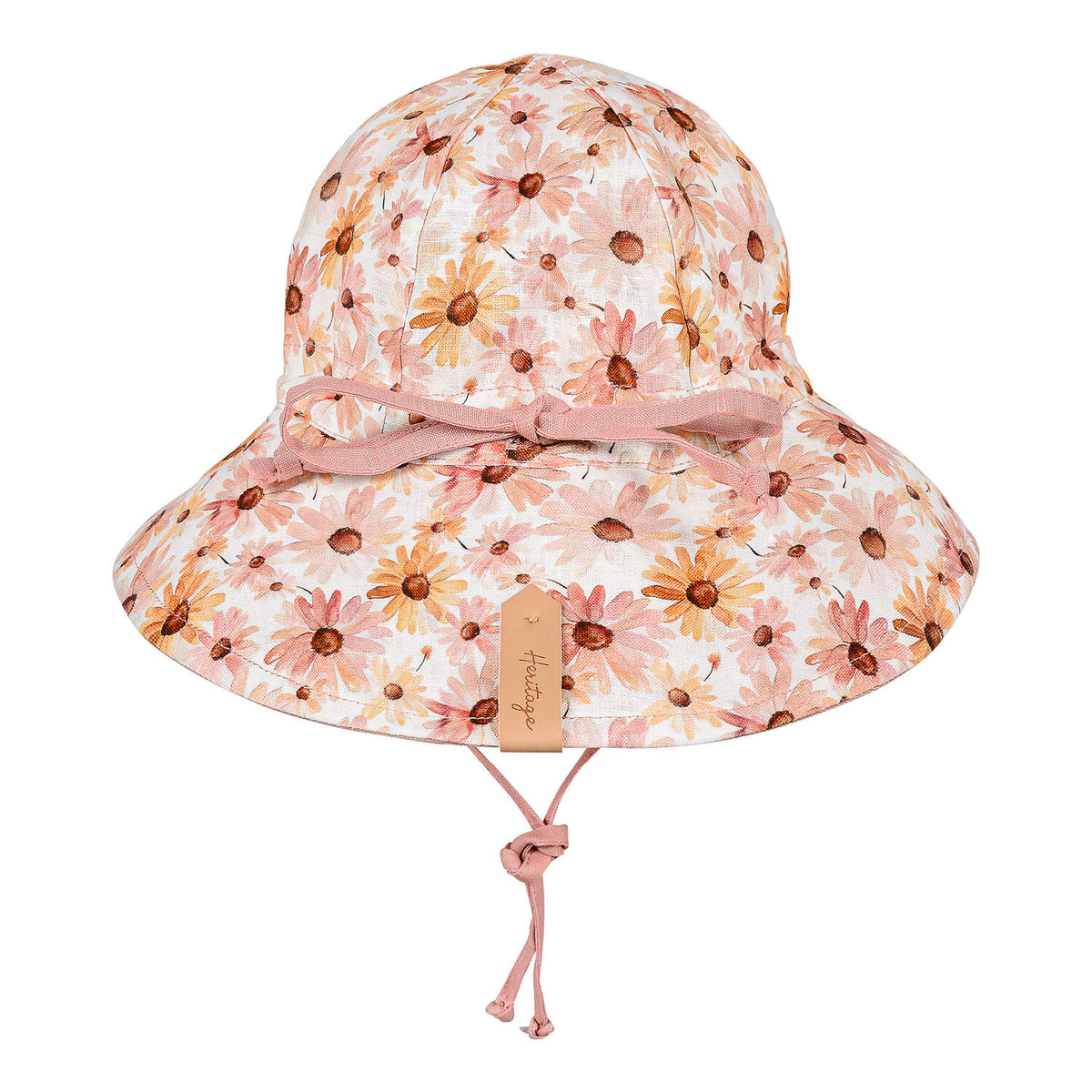 Wanderer Reversible Panelled Bucket Sun Hat - Peggy/Rosa