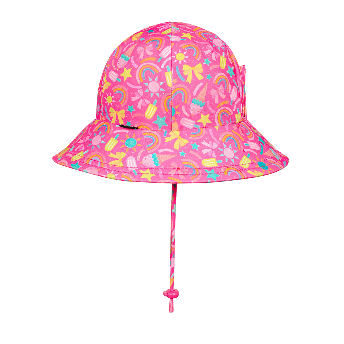 Swim Ponytail Bucket Sun Hat - Summertime