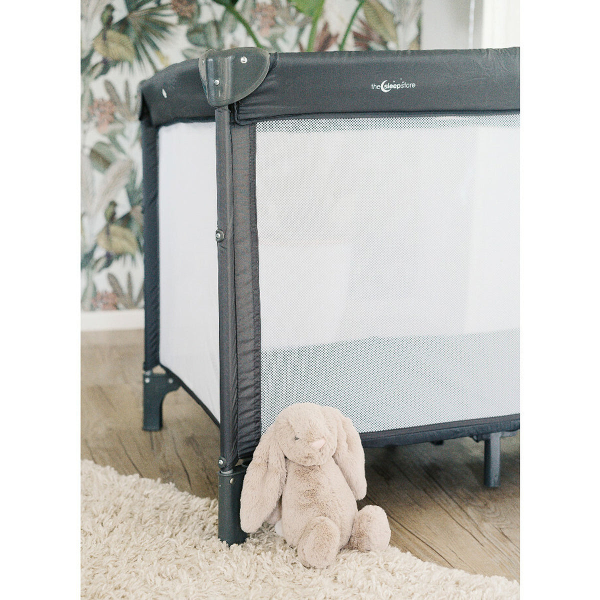 Quest Portacot with Bassinet - Grey