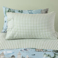 Cotton Fitted Sheet + Pillowcase Set - Charlie - Sage
