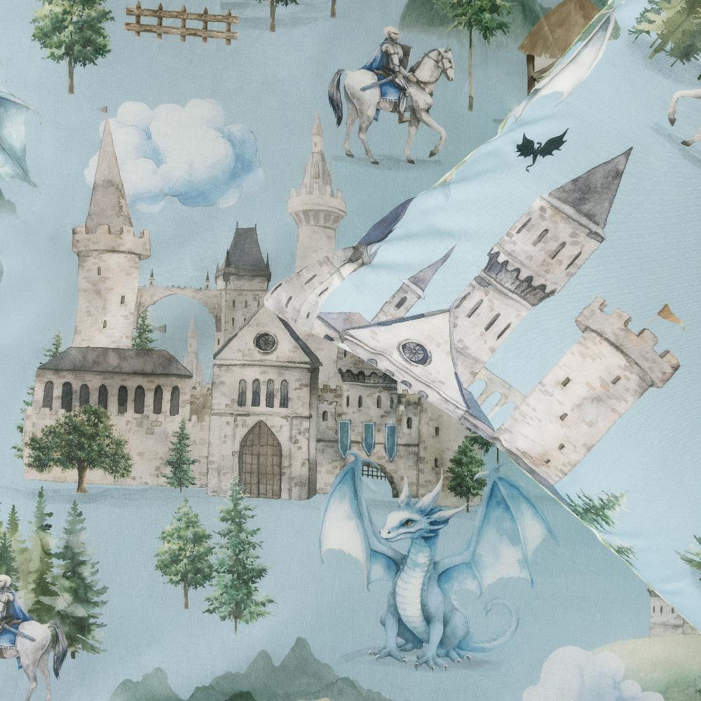 Cotton Duvet Cover Set - Dragon Dreams