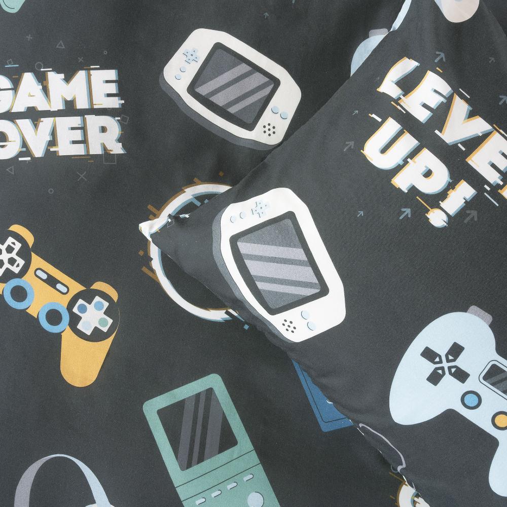 Cotton Duvet Cover Set - Game Over