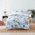 Cotton Duvet Cover Set - Palm Paradise