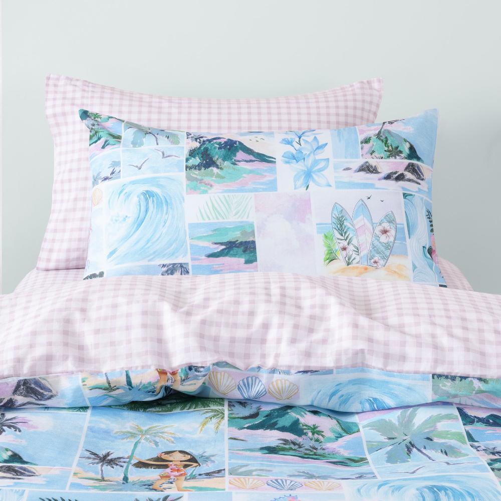 Cotton Duvet Cover Set - Palm Paradise