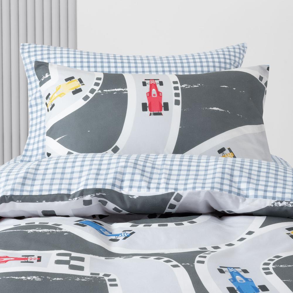 Cotton Duvet Cover Set - Speed Racer