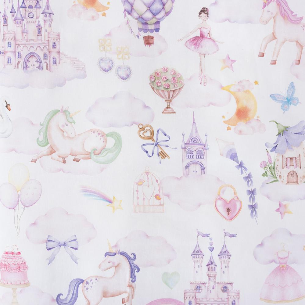 Cotton Duvet Cover Set - Unicorn Stardust