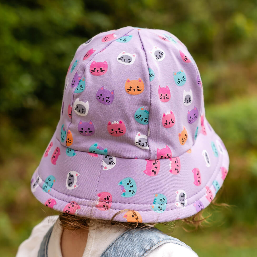 Toddler Bucket Sun Hat - Kitty
