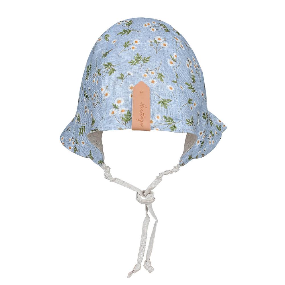Ruffle Searcher Reversible Bonnet - Daisy