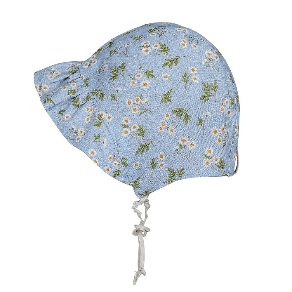 Ruffle Searcher Reversible Bonnet - Daisy