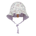 Ruffle Searcher Reversible Bonnet - Laura on a white background