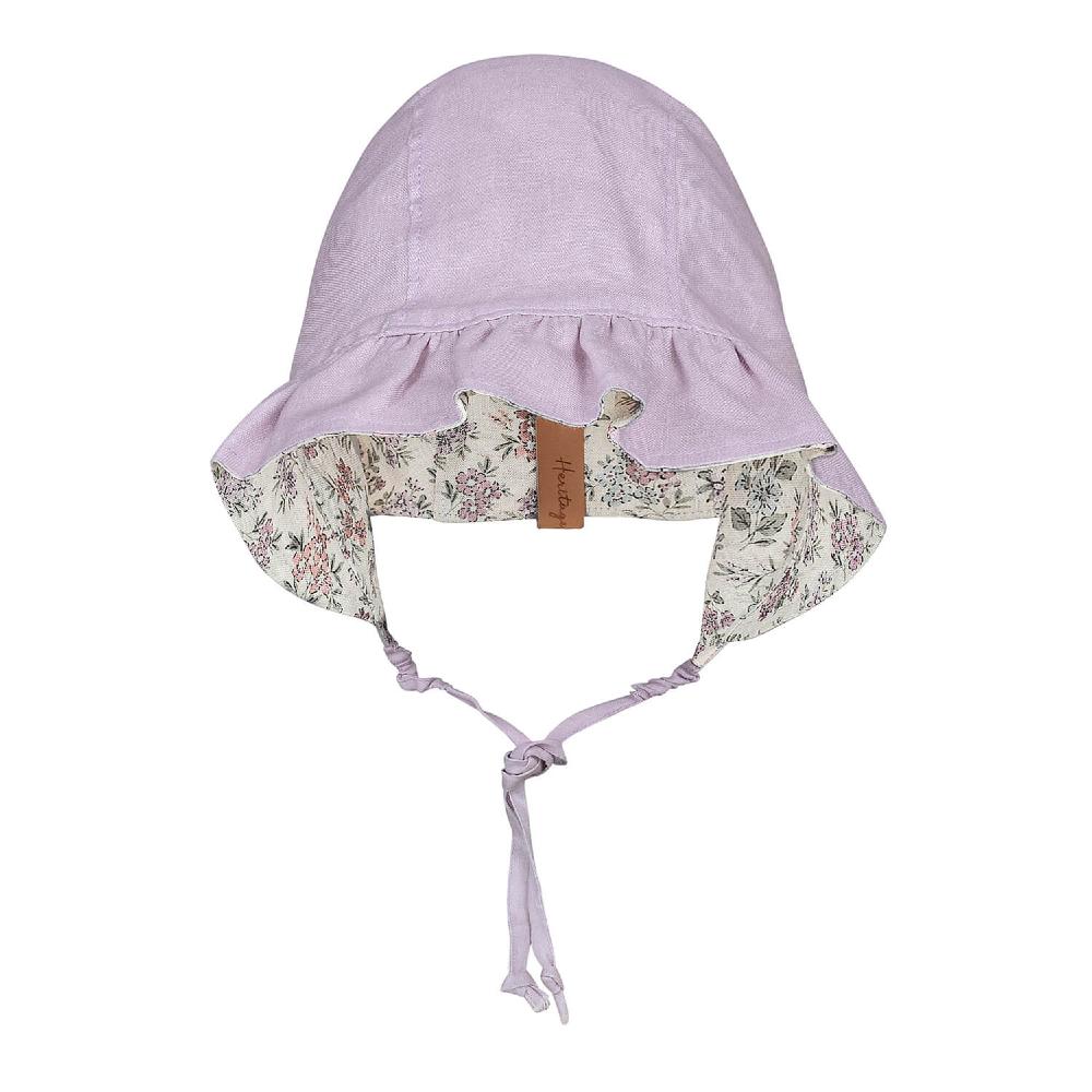 Ruffle Searcher Reversible Bonnet - Laura