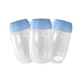 Breast Milk Storage Bottle 3pk - Blue